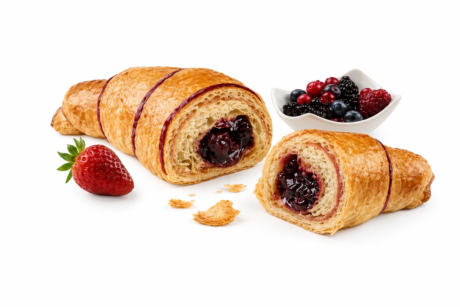 Cornetto Bicolore Frutti di Bosco 90 gr Gelo Dolce