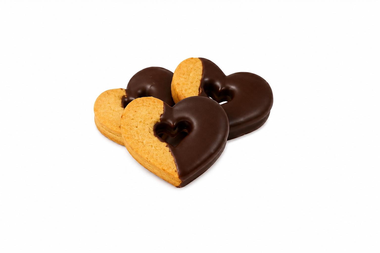 Cuori Glasati al Cioccolato 1,5 kg Gelo Dolce